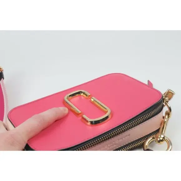 Marc Jacobs Snapshot Colorblock Saffiano Leather Small Camera Crossbody Bag